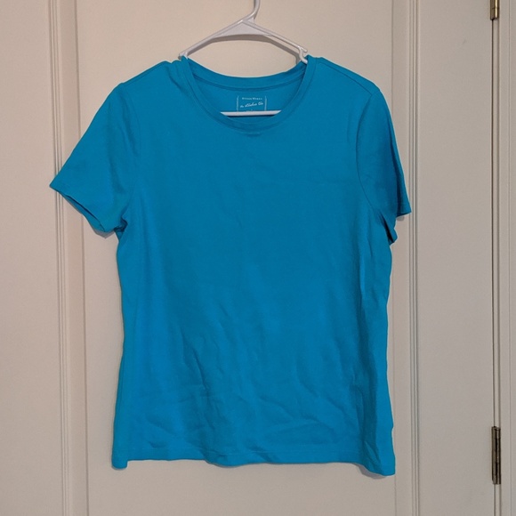 Studio Works Tops - Blue Short Sleeve Top